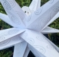Preview: weiß Design 18 Arm faltbarer Außenstern ca. 60 cm !